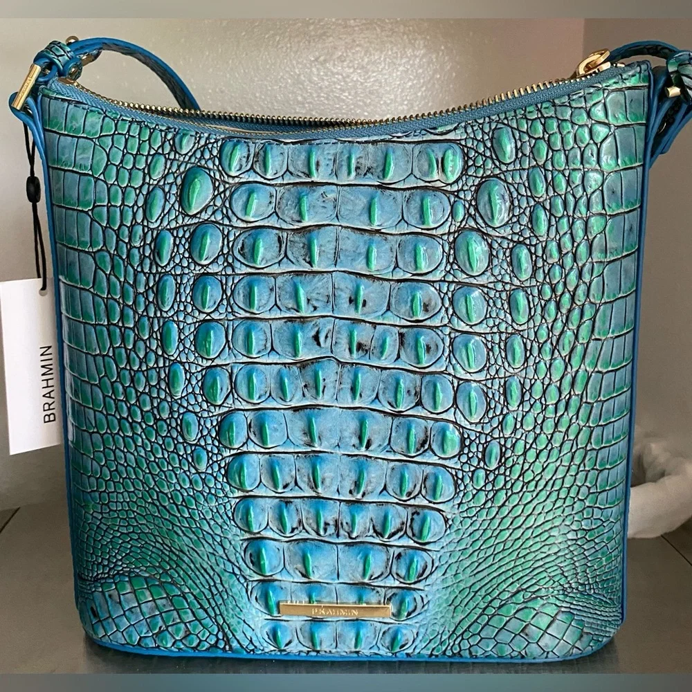BRAHMIN..IRIDESCENT ESPLANADE CROSSBODY HANDBAG - Picture 13 of 15